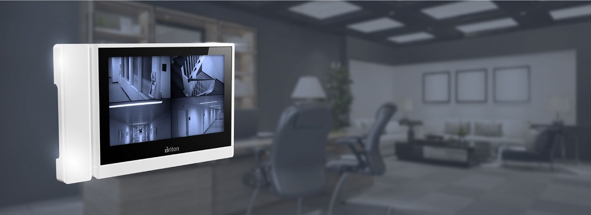 گوشی تصویری 10 اینچ BAM-1050-WIFI برایتون از 4 دوربین مداربسته AHD پشتیبانی می‌کند.